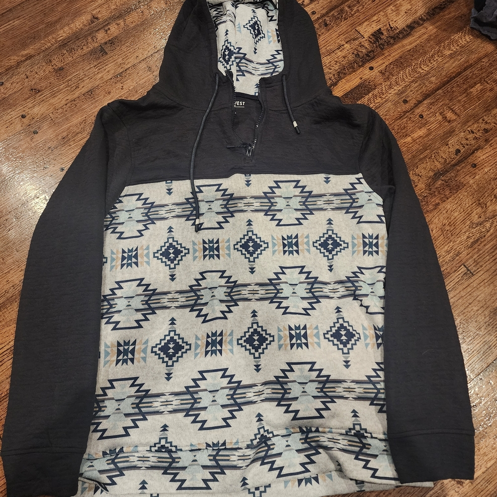 Departwest Hoodie With Southern Pattetn